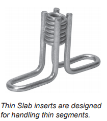 Lifting and leveling insert for a precast concrete slab - Concrete